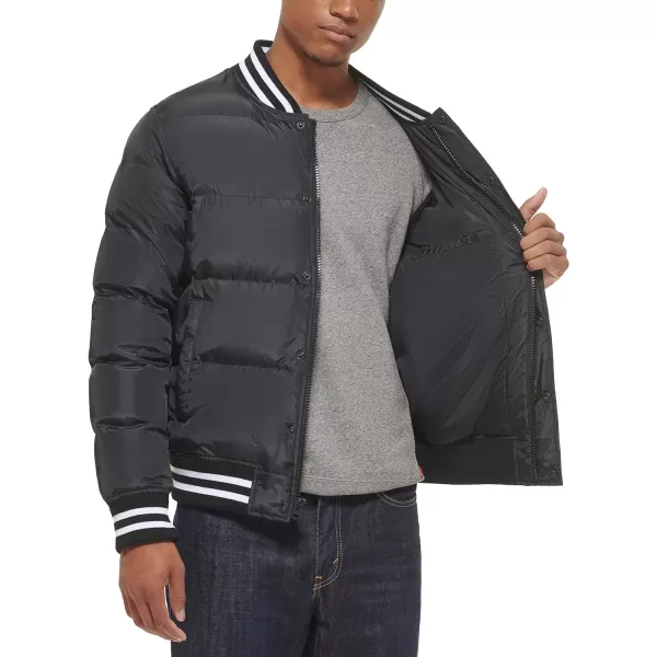 Levis Mens Varsity Puffer JacketBlack