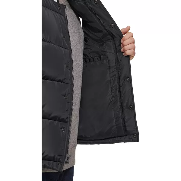 Levis Mens Varsity Puffer JacketBlack Vest