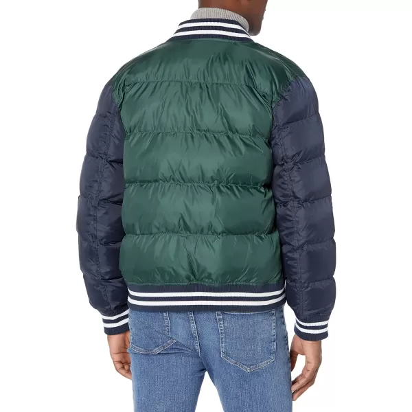 Levis Mens Varsity Puffer JacketNavyGreen