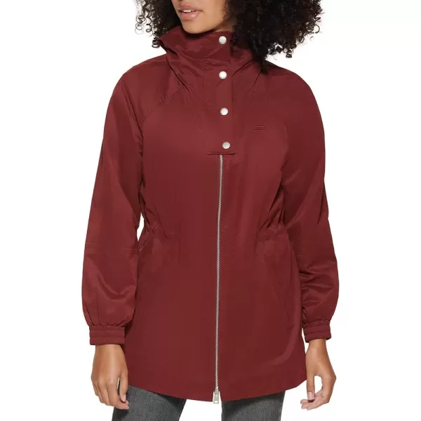 Levis Women Cotton Lightweight JacketMaroon W Inside Cinch