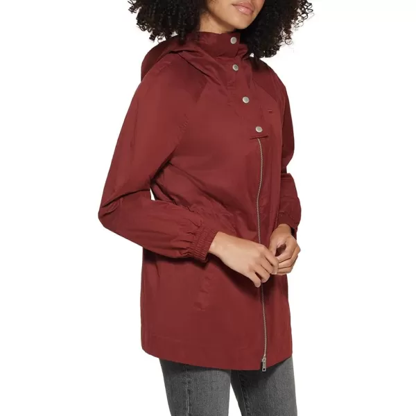 Levis Women Cotton Lightweight JacketMaroon W Inside Cinch