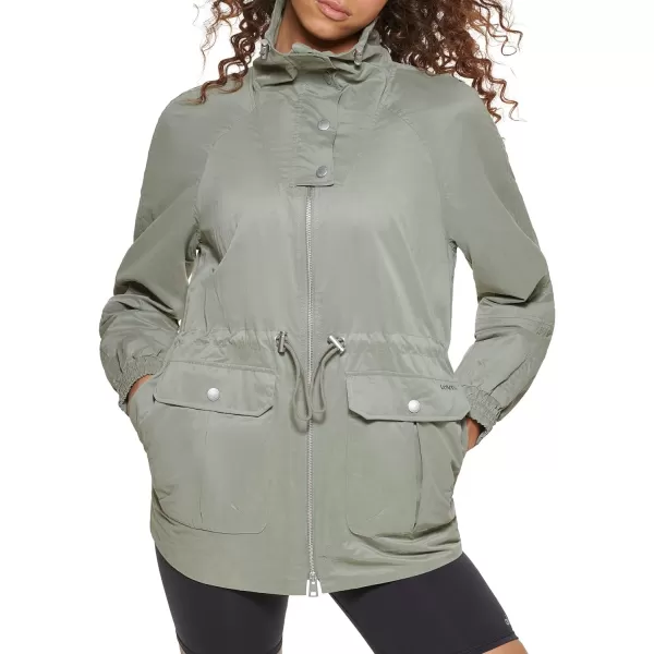 Levis Women Cotton Lightweight JacketSea Green