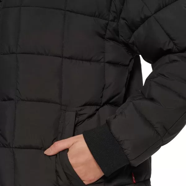 Levis Womens Box Quilted Puffer JacketBlack