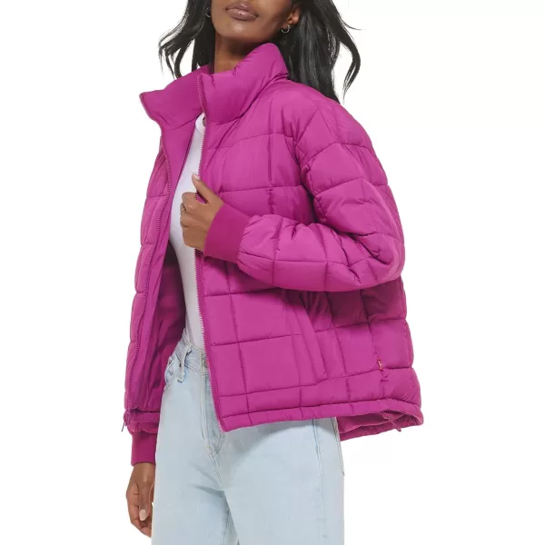 Levis Womens Box Quilted Puffer JacketClover