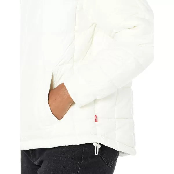 Levis Womens Box Quilted Puffer JacketCream