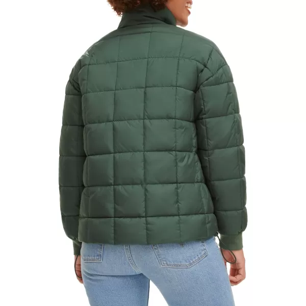 Levis Womens Box Quilted Puffer JacketDarkest Spruce