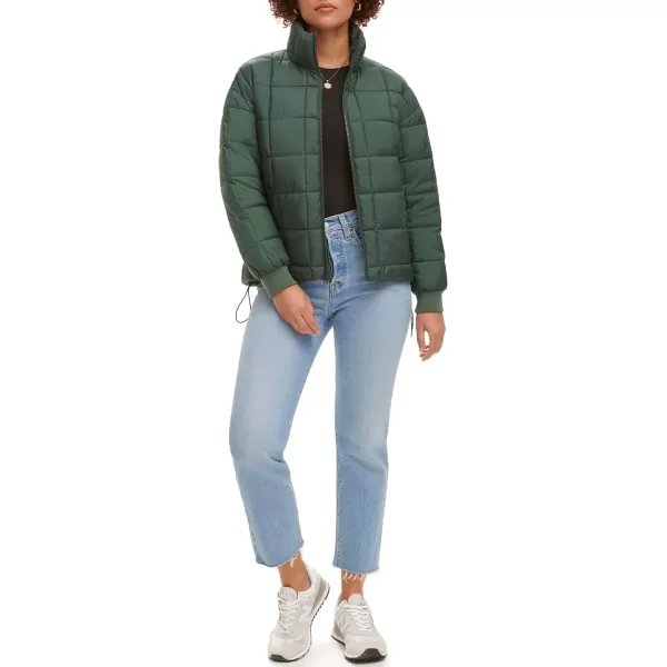 Levis Womens Box Quilted Puffer JacketDarkest Spruce