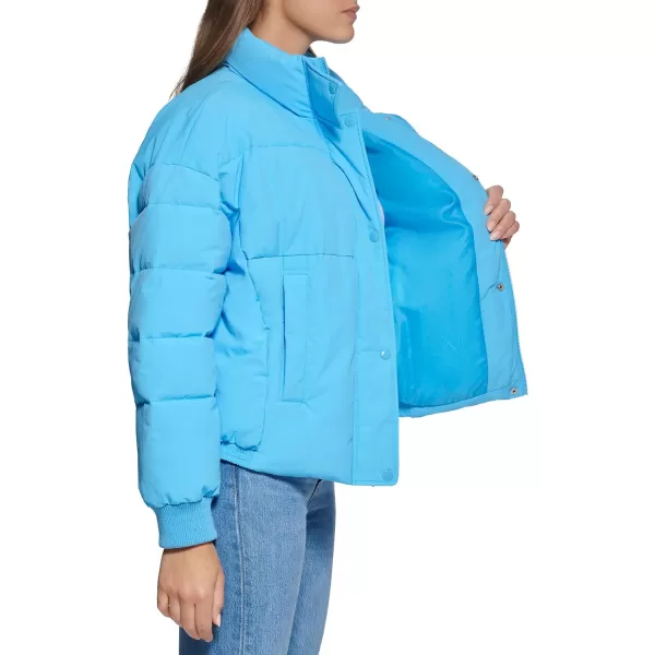 Levis Womens Cinch Waist Puffer JacketBonnie Blue