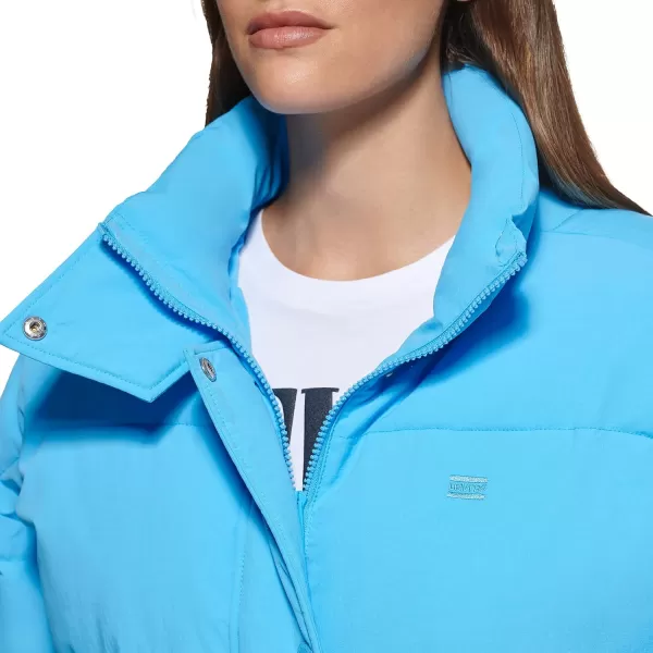 Levis Womens Cinch Waist Puffer JacketBonnie Blue