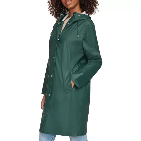 Levis Womens Classic Hooded Rain ParkaDarkest Spruce