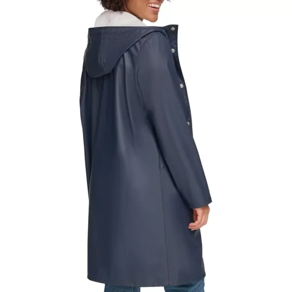 Levis Womens Classic Hooded Rain ParkaNavy