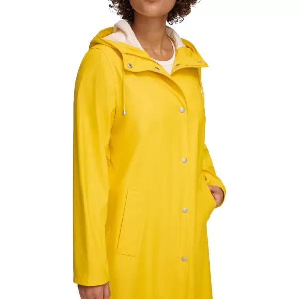 Levis Womens Classic Hooded Rain ParkaYellow