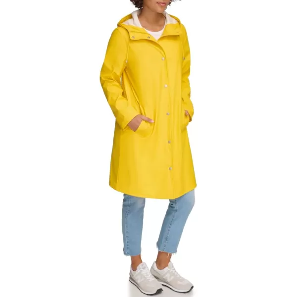 Levis Womens Classic Hooded Rain ParkaYellow