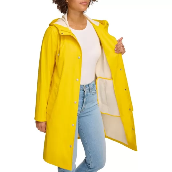 Levis Womens Classic Hooded Rain ParkaYellow