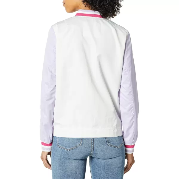 Levis Womens Colorblocked Retro Bomber Jacket Standard amp Plus SizesThistleWhite