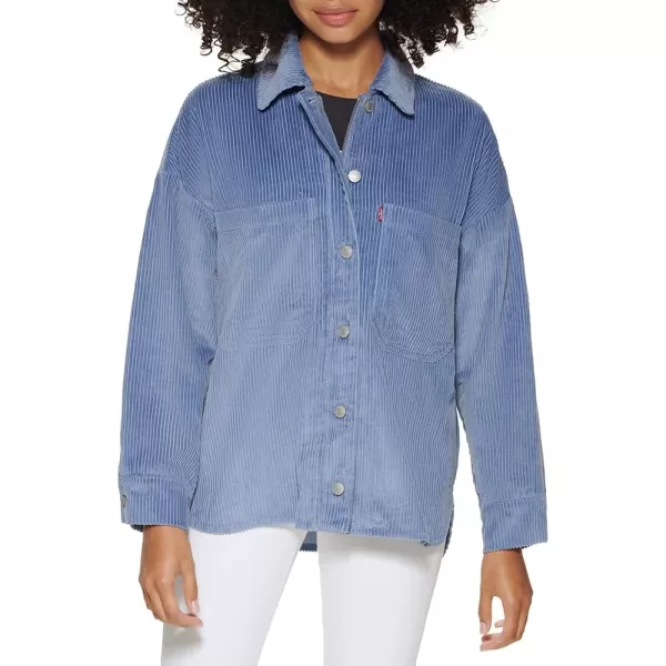 Levis Womens Cotton Corduroy Shirt JacketCountry Blue