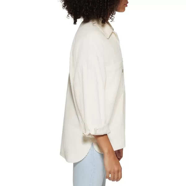 Levis Womens Cotton Corduroy Shirt JacketDusty Blue