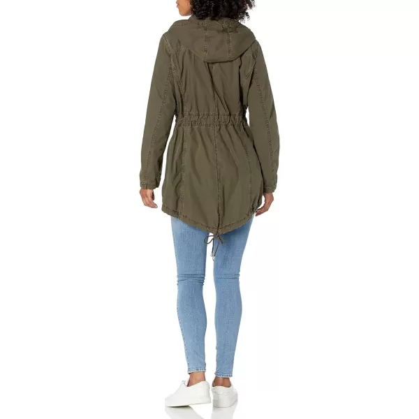 Levis Womens Cotton Hooded Anorak Jacket Standard amp Plus SizesOlive