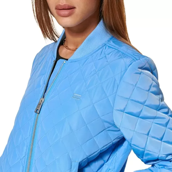 Levis Womens Diamond Quilted Bomber Jacket Regular amp Plus SizeDeep Blue