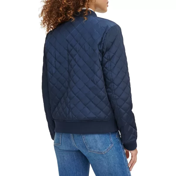Levis Womens Diamond Quilted Bomber Jacket Regular amp Plus SizeNavy