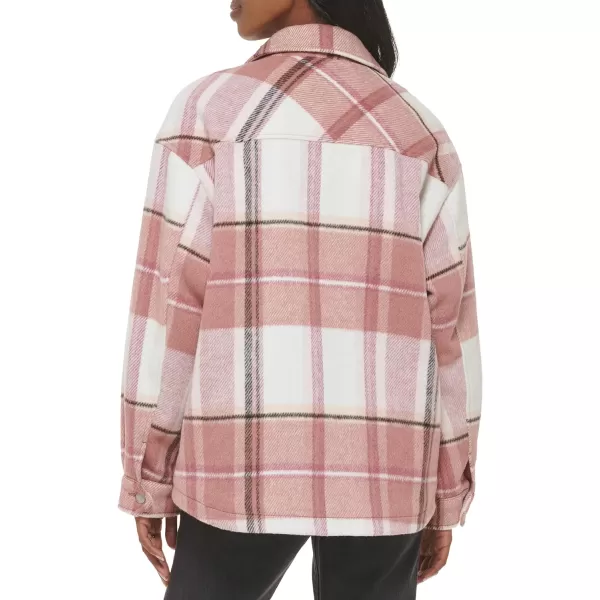 Levis Womens Fashion Shirt Jacket Standard amp Plus SizesCameo Pink Plaid