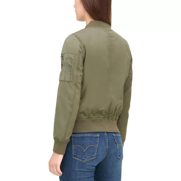 Levis Womens Melanie Bomber Jacket Standard amp Plus SizesArmy Green