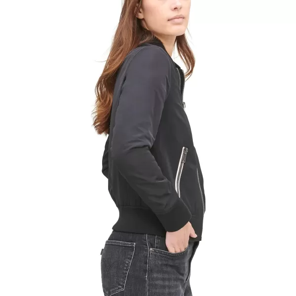 Levis Womens Melanie Bomber Jacket Standard amp Plus SizesBlack