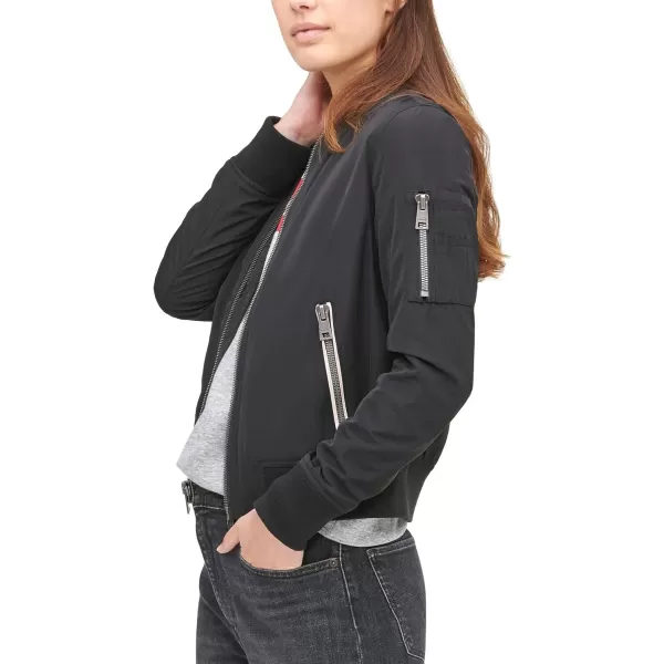 Levis Womens Melanie Bomber Jacket Standard amp Plus SizesBlack