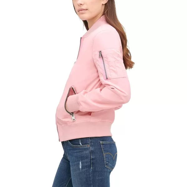 Levis Womens Melanie Bomber Jacket Standard amp Plus SizesDusty Rose