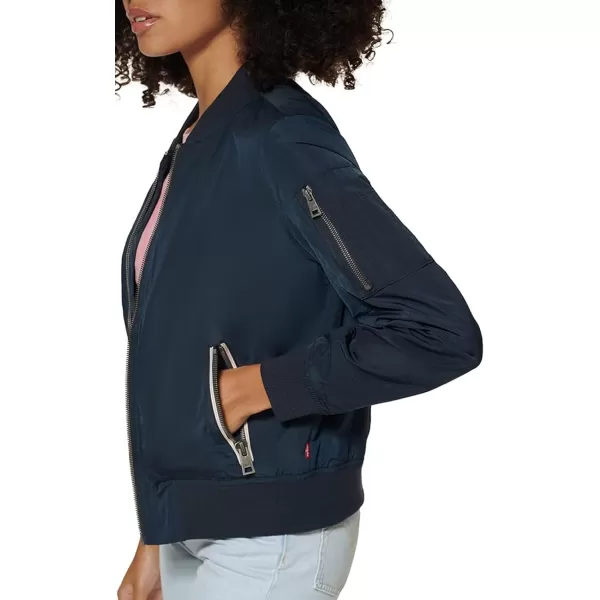 Levis Womens Melanie Bomber Jacket Standard amp Plus SizesNavy