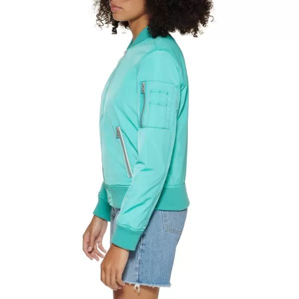 Levis Womens Melanie Bomber Jacket Standard amp Plus SizesTeal