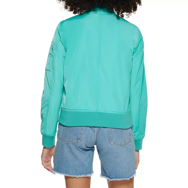 Levis Womens Melanie Bomber Jacket Standard amp Plus SizesTeal