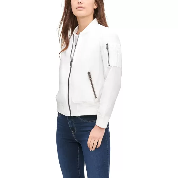 Levis Womens Melanie Bomber Jacket Standard amp Plus SizesWhite