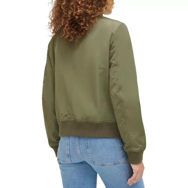 Levis Womens Melanie Newport Bomber Jacket Regular  Plus SizeArmy Green