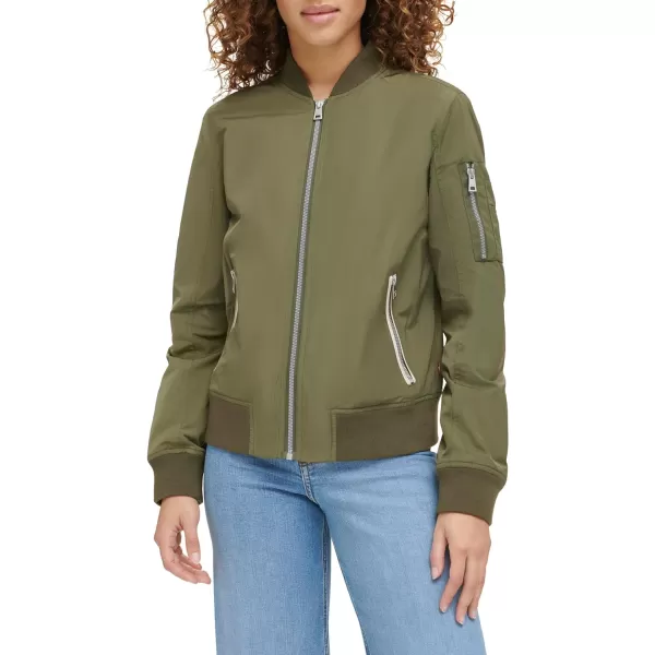 Levis Womens Melanie Newport Bomber Jacket Regular  Plus SizeArmy Green