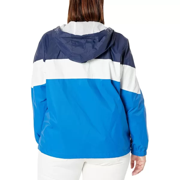 Levis Womens Nylon Color Block WindbreakerBlue Combo