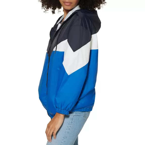 Levis Womens Nylon Color Block WindbreakerCobalt Multi