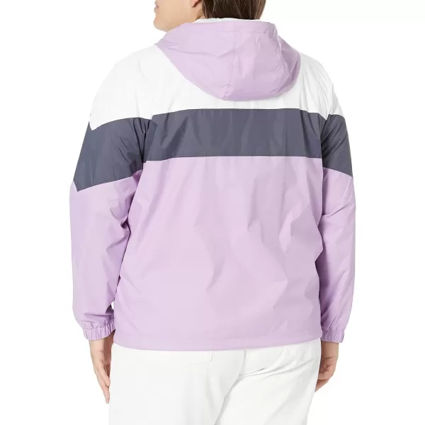 Levis Womens Nylon Color Block WindbreakerLilac Combo