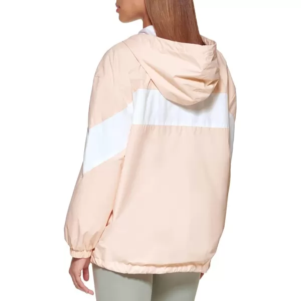 Levis Womens Nylon Color Block WindbreakerPeachWhite