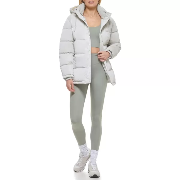 Levis Womens Quilted Bubble PufferHigh Shine Ice