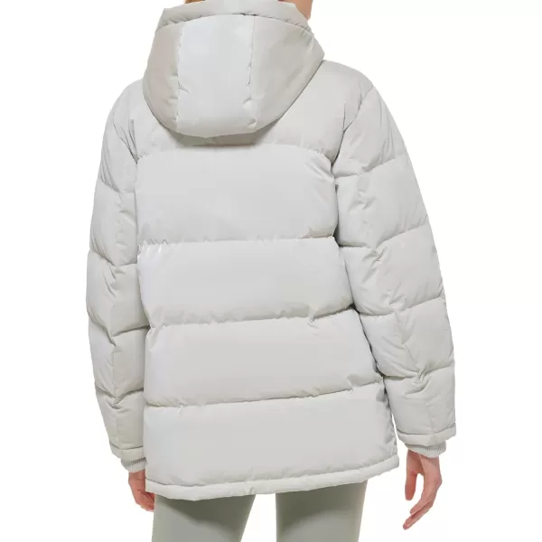 Levis Womens Quilted Bubble PufferHigh Shine Ice