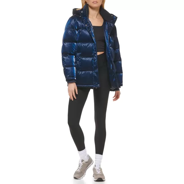 Levis Womens Quilted Bubble PufferHigh Shine Midnight