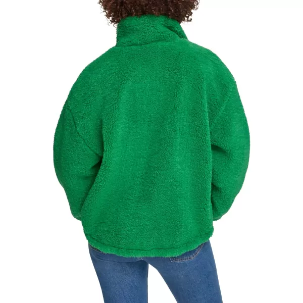 Levis Womens Sherpa Zip Up Teddy JacketGreen