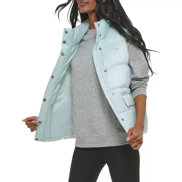 Levis Womens Sporty Box Quilted Puffer VestMisty Aqua