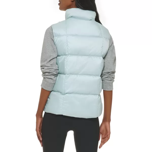 Levis Womens Sporty Box Quilted Puffer VestMisty Aqua