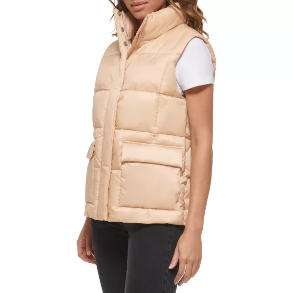 Levis Womens Sporty Box Quilted Puffer VestTurkish Sea