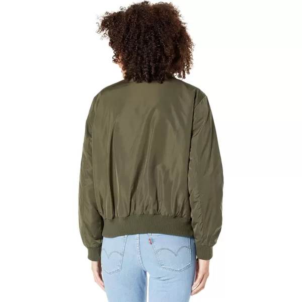 Levis Womens Utility Flight Bomber JacketArmy Green