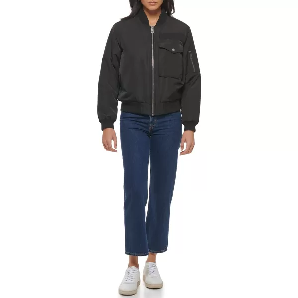 Levis Womens Utility Flight Bomber JacketBlack