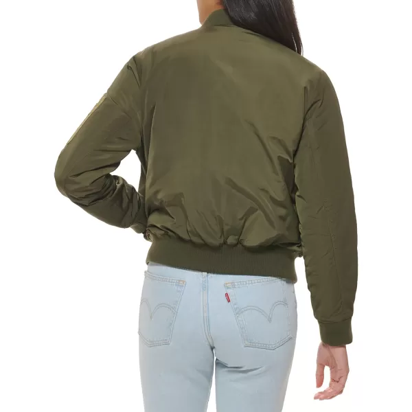 Levis Womens Utility Flight Bomber JacketOlive Tree