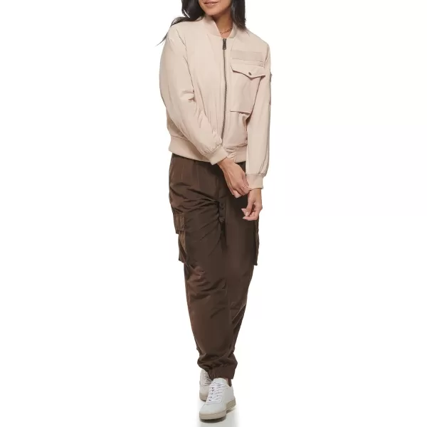 Levis Womens Utility Flight Bomber JacketSand